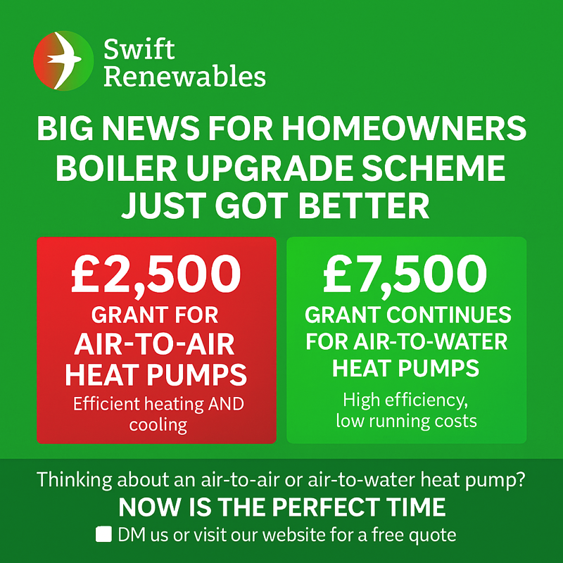 Boiler upgrade scheme updates